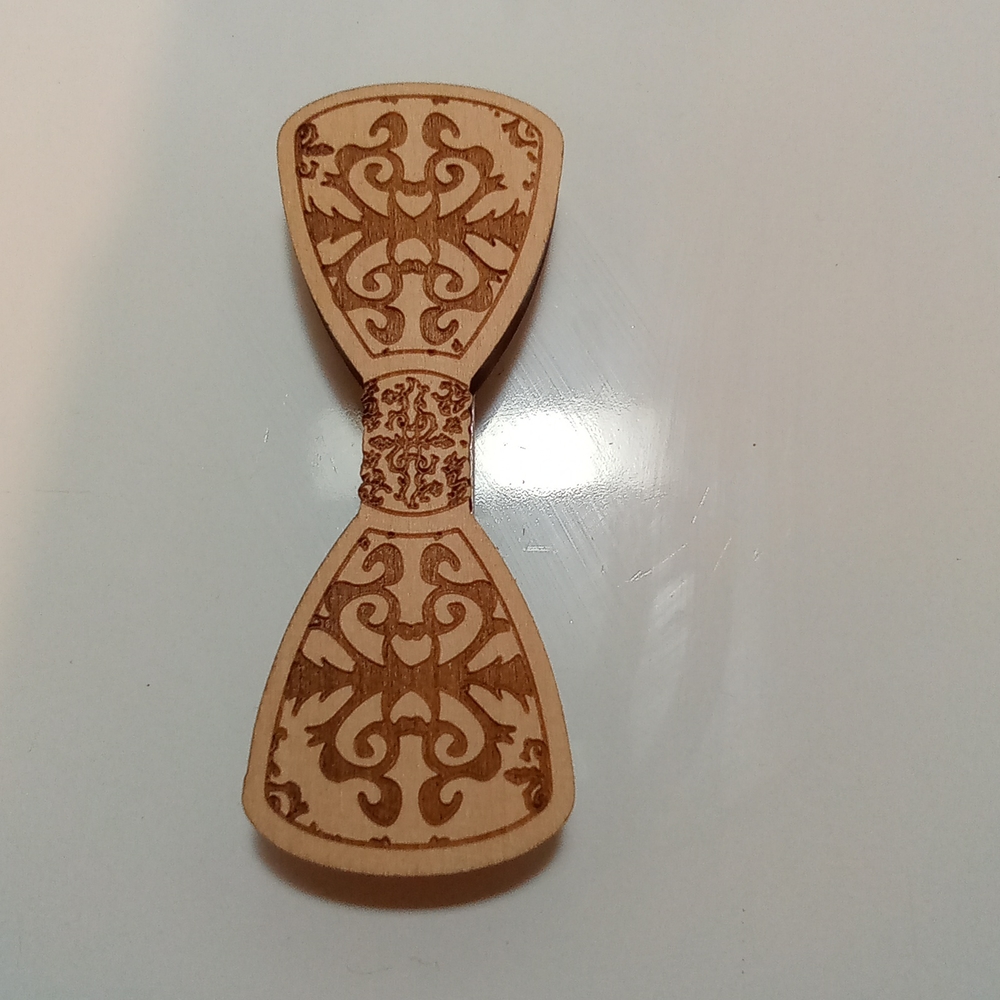 Wood Magnetic Bow Tie
